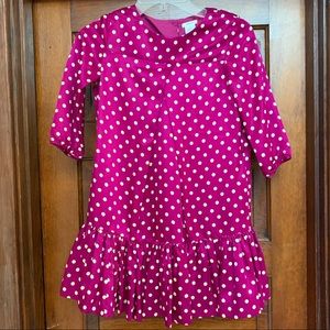 Crewcuts Silk Polka Dot Dress